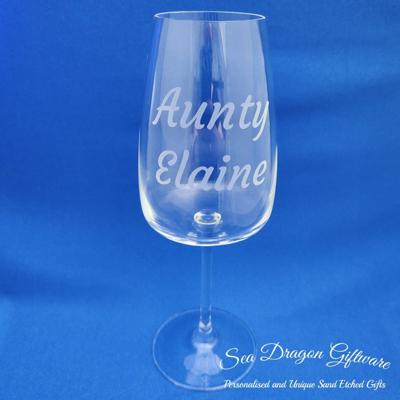 Modern White Wine Glass