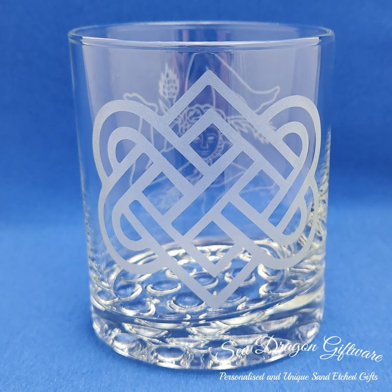 Dimple Spirit Glass