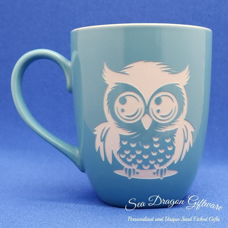 Owl #3 - Blue