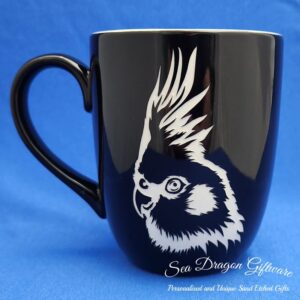 Cockatiel - Black Gloss