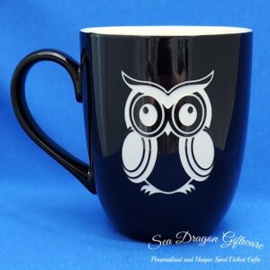 Cute Owl - Black Gloss