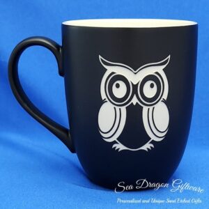 Cute Owl - Black Matt