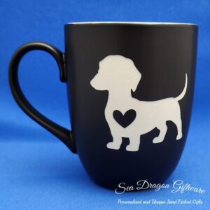 Dachshund #3 - Black Matt