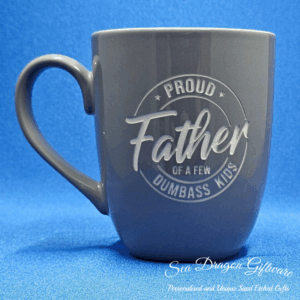 Proud Father Of A Few Dumbass Kids - Grey