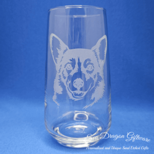 Corgie Tall Tumbler Glass Set x 6