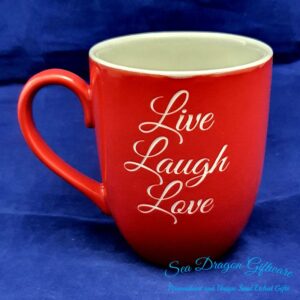Live, Laugh, Love - Red