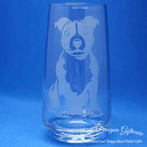 Staffy #6 Tall Tumbler Glass Set x 6