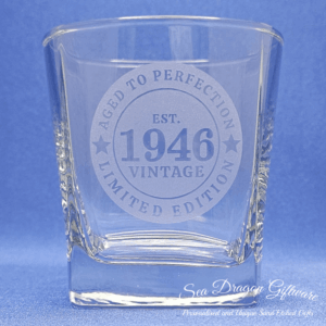 1946 - Engraved Spirit Glass