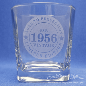 1956 - Engraved Spirit Glass