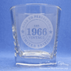 1966 - Engraved Spirit Glass