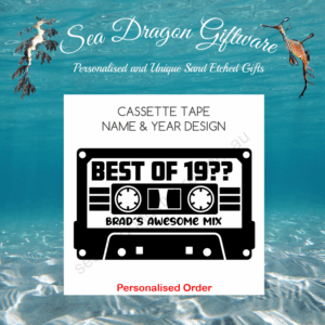 Cassette Tape - Name and Year Design