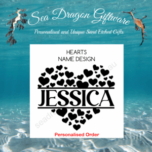 Hearts - Personalised Name Design