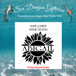 Sunflower - Personalised Name Design