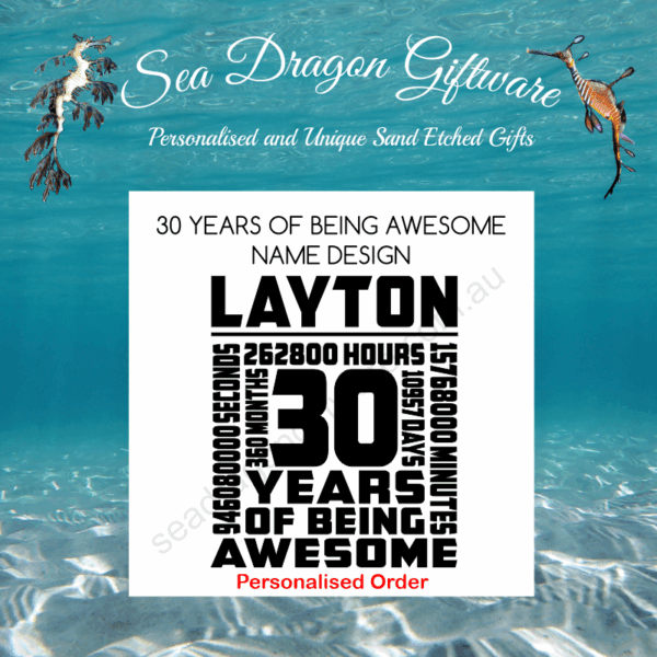 30 Years Of Being Awesome