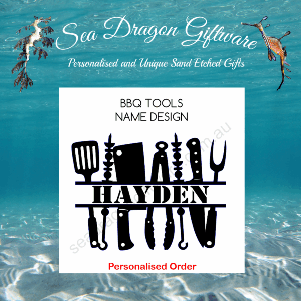 BBQ Tools - Personalised Name