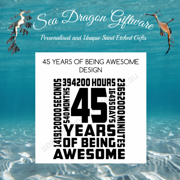 45 Years Of Being Awesome