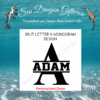 Split Letter A Monogram Design