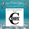 Split Letter C Monogram Design