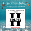 Split Letter H Monogram Design