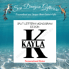 Split Letter K Monogram Design