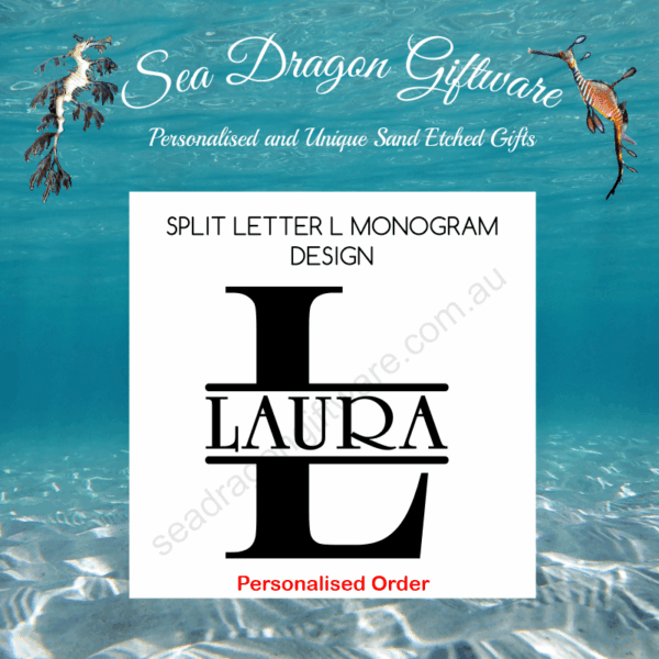 Split Letter L Monogram Design