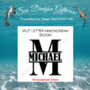 Split Letter M Monogram Design