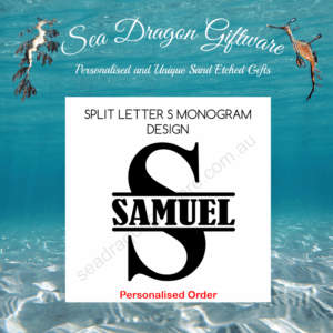 Split Letter S Monogram Design