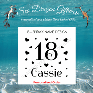 18 - Personalised Name - Spirax