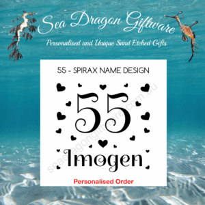 55 - Personalised Name - Spirax