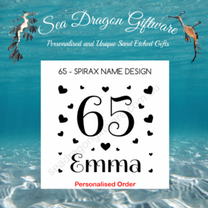 65 - Personalised Name - Spirax