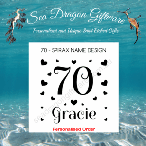 70 - Personalised Name - Spirax