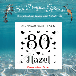 80 - Personalised Name - Spirax