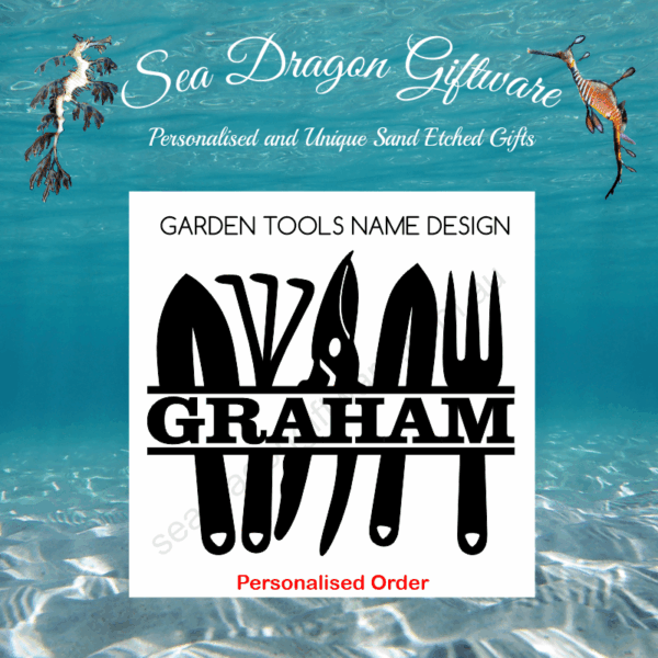 Garden Tools - Personalised Name