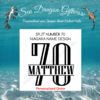 Split Number 70 - Personalised Name - Niagara