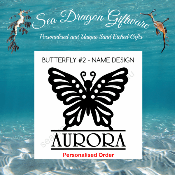 Butterfly #2 - Personalised Name