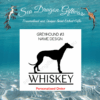 Greyhound #3 - Personalised Name