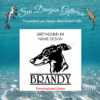 Greyhound #4 - Personalised Name