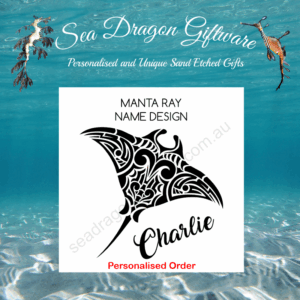 Manta Ray - Personalised Name