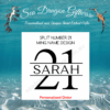 Split Number 21 - Personalised Name - Ming