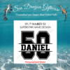 Split Number 50 - Personalised Name - Superstar