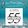 Split Number 55 - Personalised Name - Ming